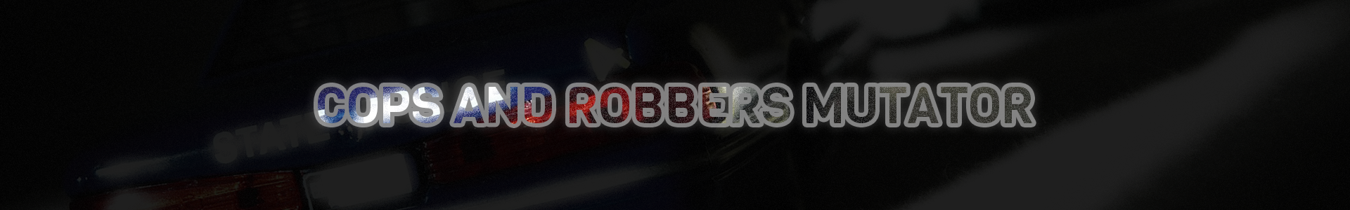 cops and robbers banner