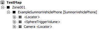 summon vehicle phone group example